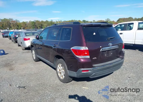 2012 Toyota Highlander from USA, damaged, VIN 5TDZA3EH8CS018588